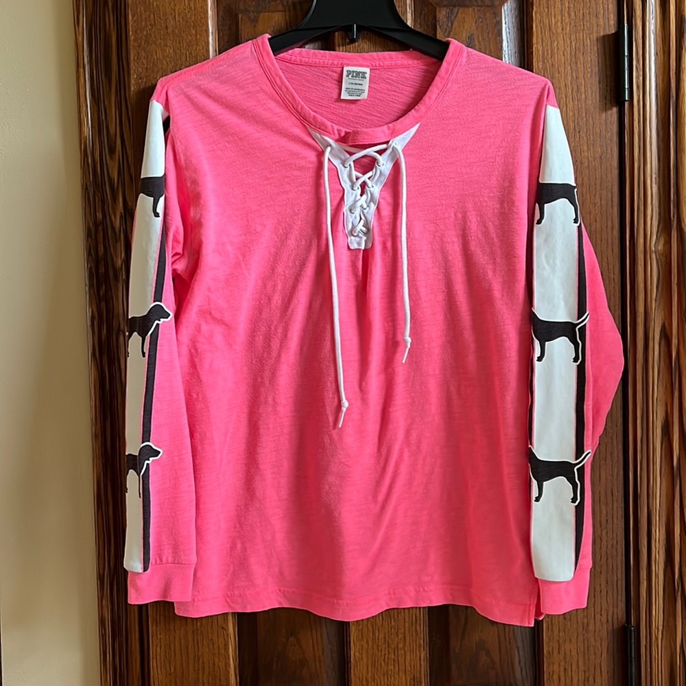 Pink Victoria Secret Long Sleeve Tee